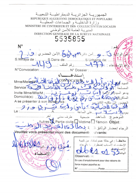 Harcèlement : Le président du MAK convoqué par la police coloniale