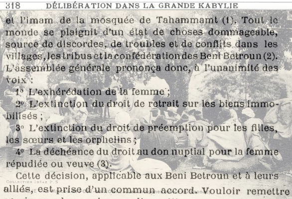 Délibération de 1749 : « L’autorité de la coutume et de l’usage est inviolable et sacrée »