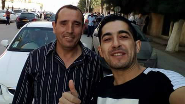 Les deux souverainistes kabyles arrêtés ce mardi à Vgayet : Farid Djenai et Adel Idir (PH/DR)