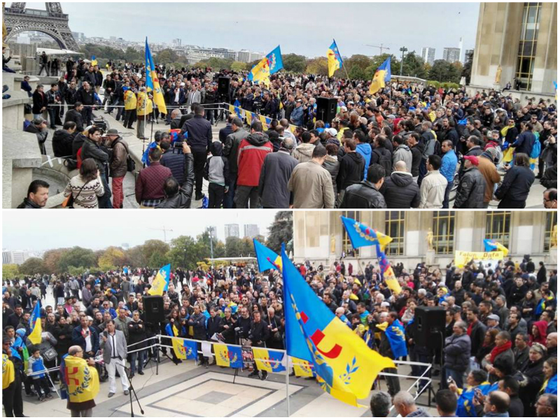 Succès du rassemblement du MAK-Anavad France au Trocadéro