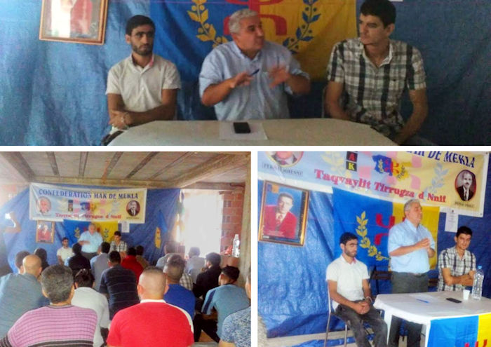 Conférence du Président du MAK : « Ferhat Mehenni incarne à tous points de vue le leader naturel de la Kabylie »