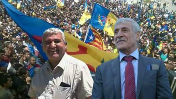 De g. à d. : Mas Bouaziz Ait Chebib et Mas Ferhat Mehenni (PH/DR)