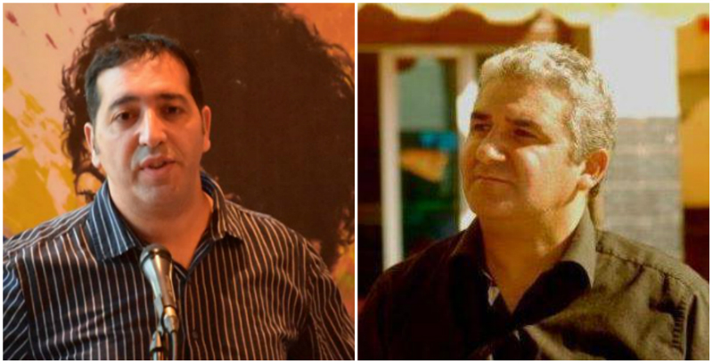 A g. Karim Achab, à d. Bouaziz Ait Chebib (PH/DR)