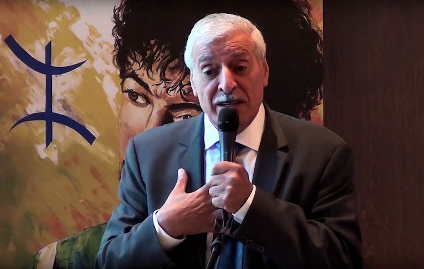 Mas Ferhat Mehenni, président du Gouvernement provisoire kabyle en exil (PH/KH)