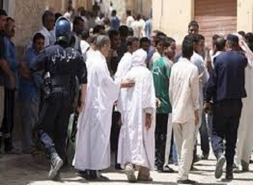 La police algérienne a pris position contre les amazighs mozabites au profit des arabes lors du conflit. PH/DR