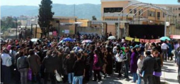 Makouda: Les habitants de Semghoun protestent devant le siège de la wilaya