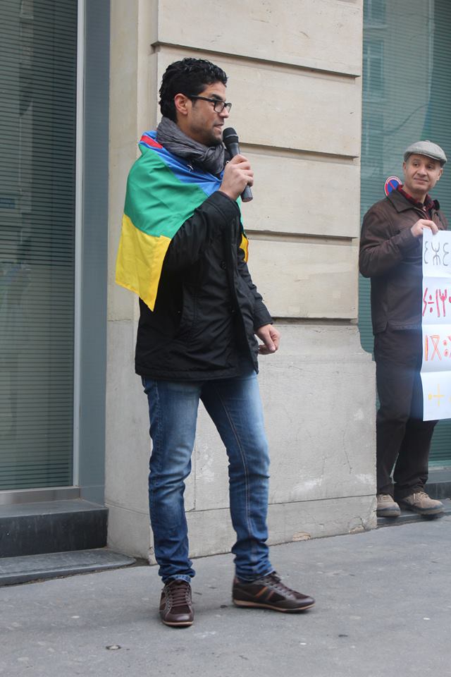 intervention de Skander, un jeune militant amazigh de Tunisie 'PH/DR)