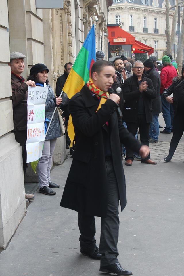 Intervention de Mustapha, militant amazigh du Moyen Atlas(PH/DR)