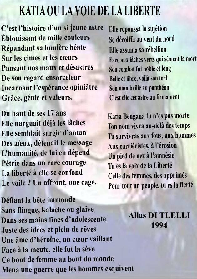 Recceuillement populaire devant la tombe de Katia BenGana le 28 février à El Kseur