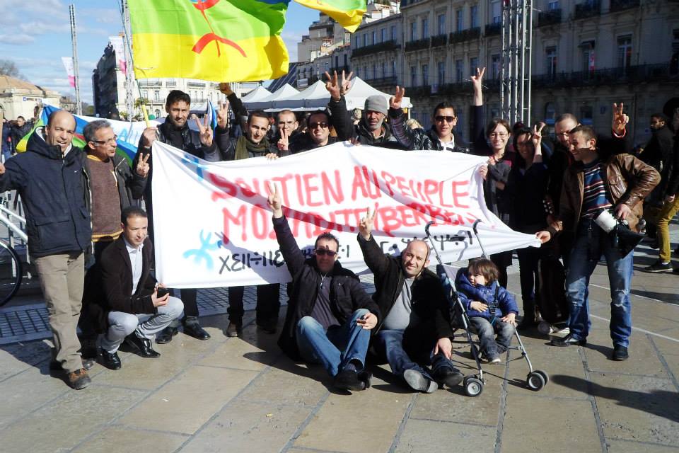 Soutien au peuple mozabite : rassemblement devant le Consulat d'Algérie à Montpellier