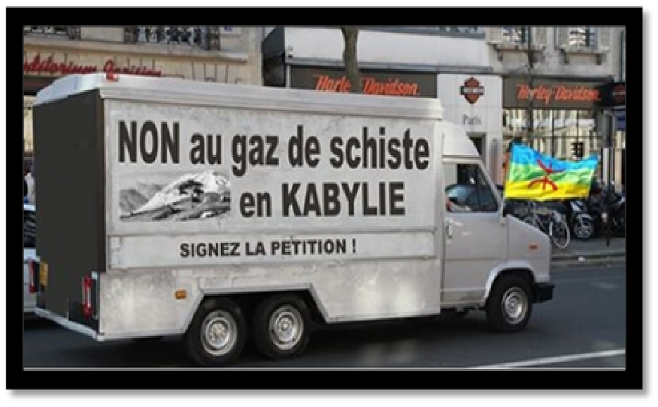Pétition contre l'exploitation des gaz de schiste en Kabylie
