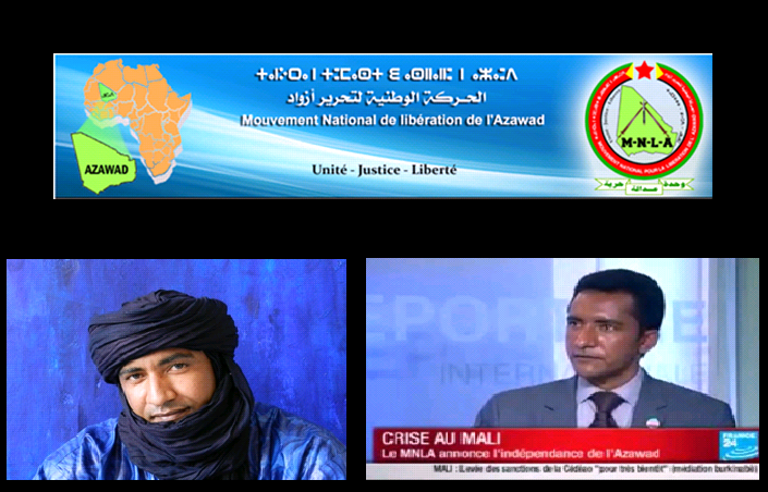 « Il n’appartient qu’à nous de façonner notre avenir et de lui donner le visage de la liberté ! », Mossa Ag Attaher, le 6 avril 2014, deux ans après la déclaration d’indépendance de l’Azawad (PH/DR)