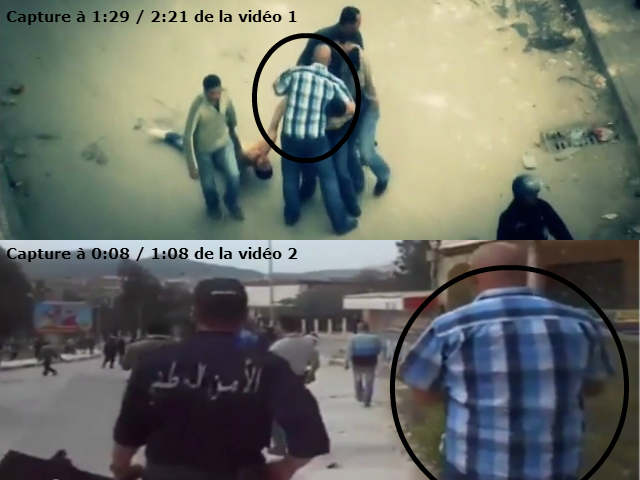 Photo B : Croisement des vidéos 1 et 2