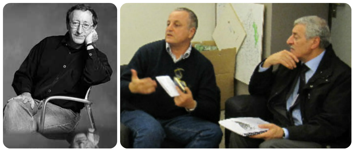 A g. Idir et à d. François Alfonsi et Ferhat Mehenni, au Parlement Européen à Bruxelles, le 25/02/2010 (Crédits Photo : MAK)