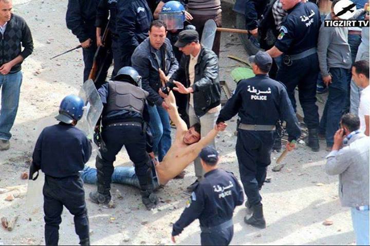 Passé à tabac par la police algérienne le 20 avril dernier : le jeune kabyle est hors de danger