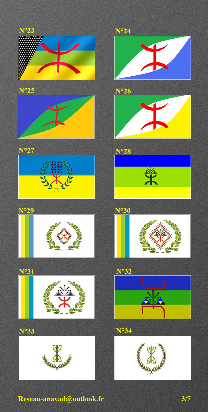 7  et 21 juin 2014: Election du drapeau Kabyle à Tifrit (Akbou) et Maraghna (Ilulen Umalu) 