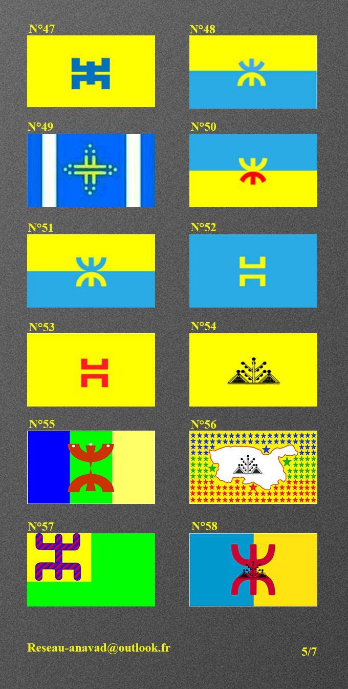 7  et 21 juin 2014: Election du drapeau Kabyle à Tifrit (Akbou) et Maraghna (Ilulen Umalu) 