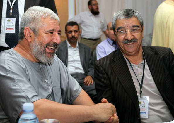 Le laïco-démocrate S. Sadi et l'islamo-terroriste A. Djeddi heureux de leur nouvelle amitié (PH/DR)