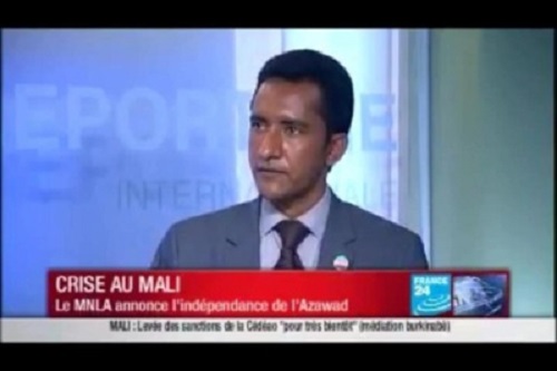 M. Mossa Ag Ataher, chargé de communication du MNLA. PH/DR