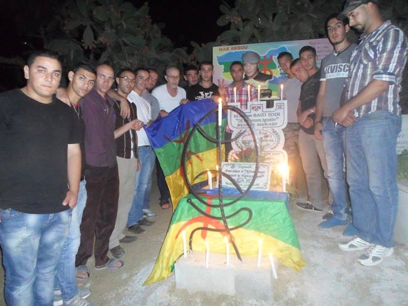 La coordination MAK d'Akbou rend hommage  au militant Massensen Agrawliw