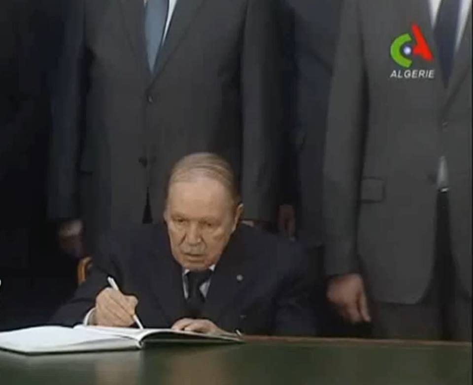 L'une des dernières apparitions de Bouteflika ( PH/DR)