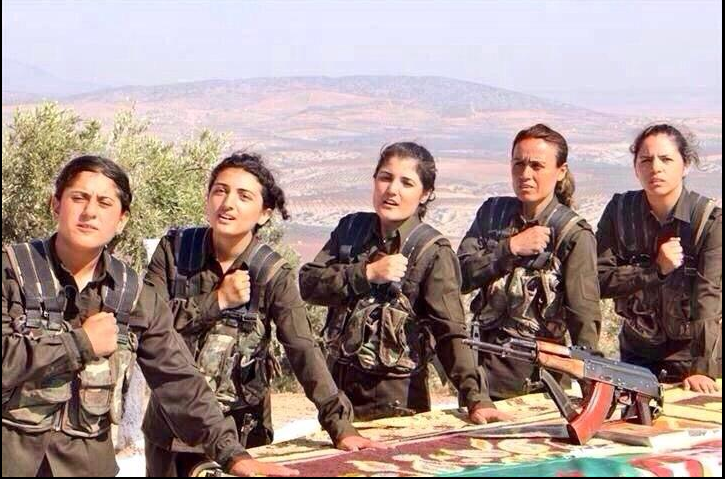 Ces combattantes kurdes font le serment de défendre leur peuple(PH/DR)