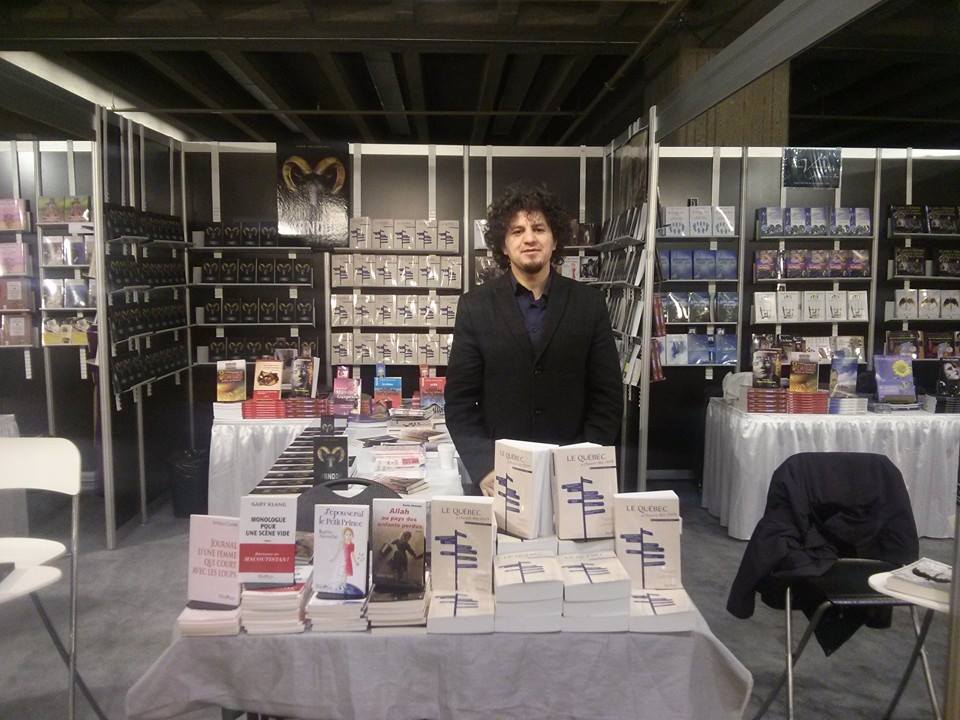 Karim Akouche (Direecteur des Editions Nord-Sud) au Salon du Livre de Montréal du 19 au 24 Novembre 2014