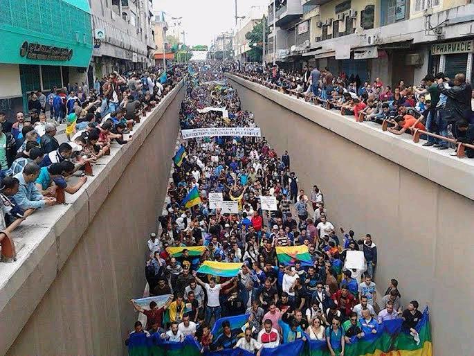 La marche du MAK à Tizi-Ouzou ce 20 avril 2015