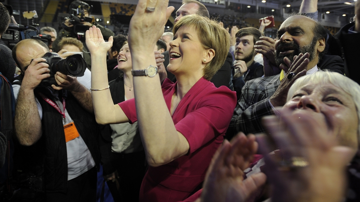 La leader du parti indépendantiste, Nicola Sturgeon, s'est félicité vendredi des résultats de son parti. - Andy Buchanan - AFP