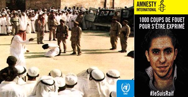 Pendant que l’Arabie Saoudite détient déjà le record de 85 exécutions publique et qu’il publie une offre d’emploi à 8 nouveaux bourreaux « pour répondre à la demande », l’Arabie saoudite convoite dans le même temps la présidence du Conseil onusien des droits de l’Homme et au moment où Amnesty international fait également campagne pour sauver Raouf Badaoui, condamné à 1000 coups de fouets pour avoir parlé de démocratie et de saint valentin sur son blog…( PH/DR)