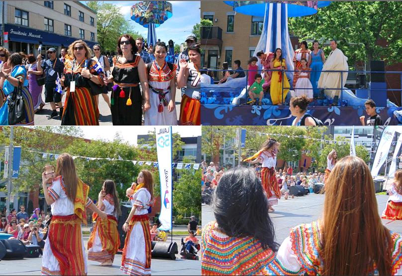 Les Kabyles de la grande région de Montréal à la fête Nationale du Québec.
