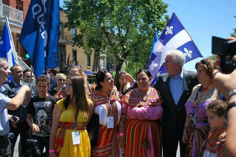 Les Kabyles de la grande région de Montréal à la fête Nationale du Québec.