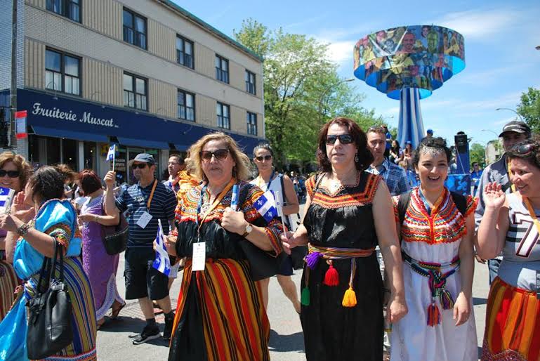 Les Kabyles de la grande région de Montréal à la fête Nationale du Québec.