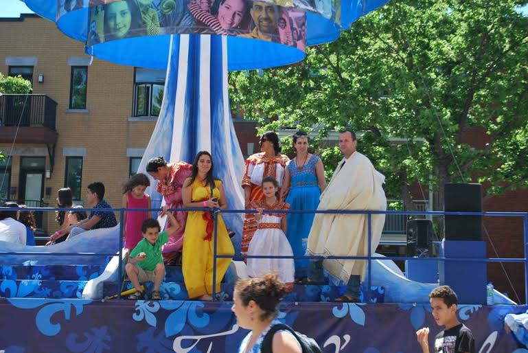 Les Kabyles de la grande région de Montréal à la fête Nationale du Québec.
