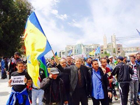 Boudjemâa Agrawa à la marche du MAK: le 20 avril 2015