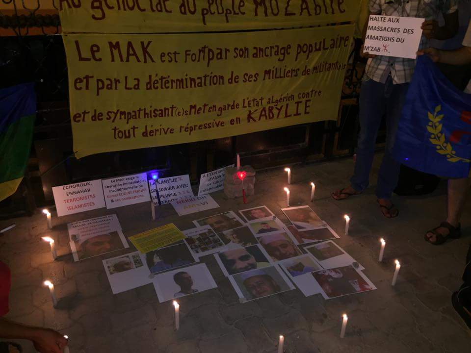 Rassemblement de solidarité avec le Mzab à Akbou : "La neutralité est un acte de soutien à l’Etat algérien au moment où il opère un génocide dans le Mzab"