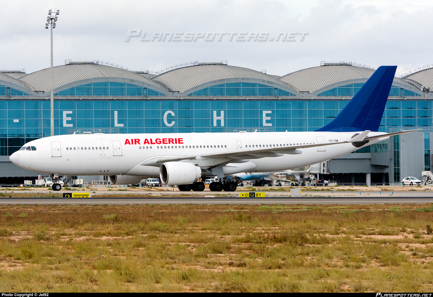 L'avion d'Air Algérie, ici le 16/08/2015 à l'aéroport d'Alicante, Espagne (PH/Jet92)