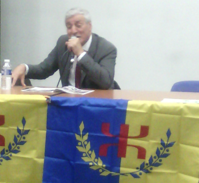 Compte rendu de la conférence de Ferhat Mehenni à Saint Etienne