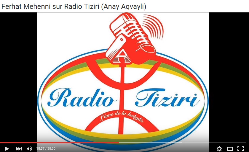 Ferhat Mehenni sur Radio Tiziri " viendra le jour où je foulerais le sol kabyle"