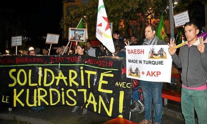 Appel à Manifester en solidarité avec le peuple Kurde dimanche 20 décembre à Paris : Halte au massacre commis par Erdogan et l'AKP !