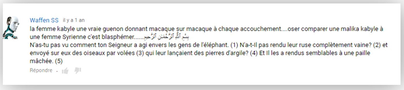 Insolite et révélateur : un internaute algérien réagit à l'implication des femmes kabyles dans le combat pour la libération de la Kabylie