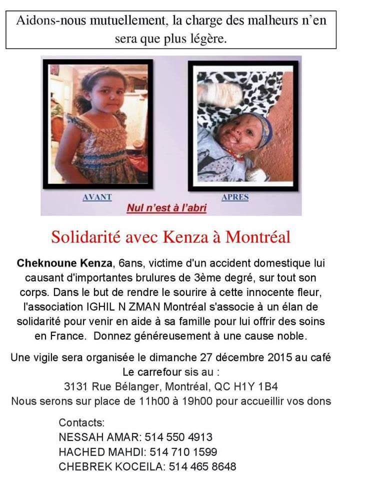 Solidarité avec Kenza