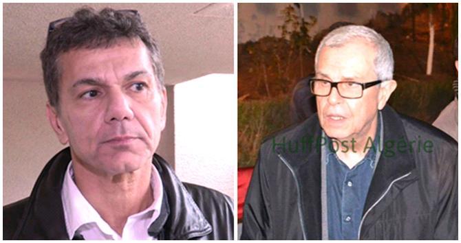 Jugurtha Ait-Ahmed reçoit Mohamed Mediene, l’ancien patron de la police politique algérienne, dit Rebb Dzair, au siège du FFS, le soir de l'hommage à son père, le 31 décembre 2015(PH/BRTV & Huffington post)