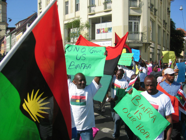 Des militants pro-Biafra manifestent en Australie, mai 2013 | (PH/Sun Daily)