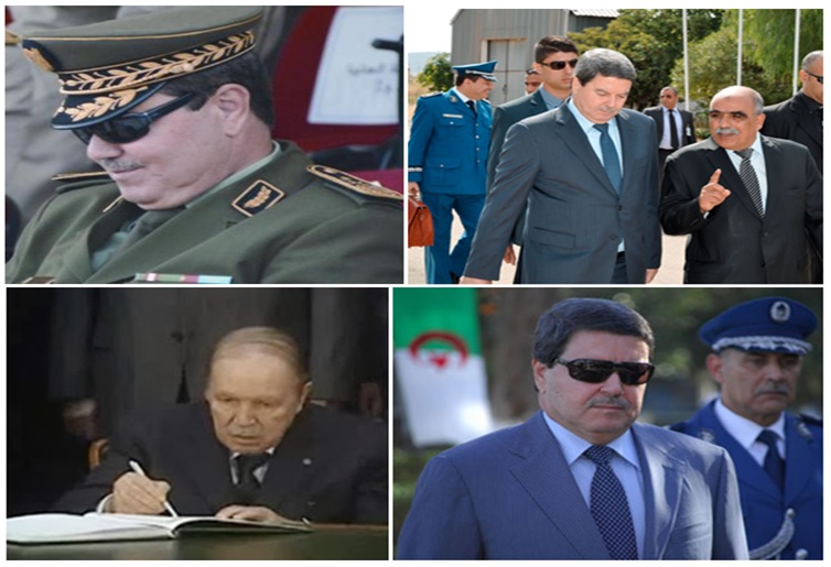 En haut à droite, le général-major avec le nouveau "wali" de Vgayet (PH/DR)