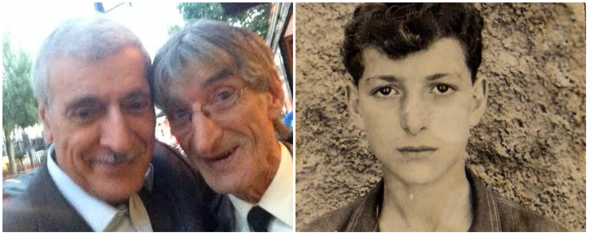 A g. : les frères Mehenni, Ferhat le cadet et Arezki l'aîné. A d., Arezki à 14 ans (PH/SIWEL)