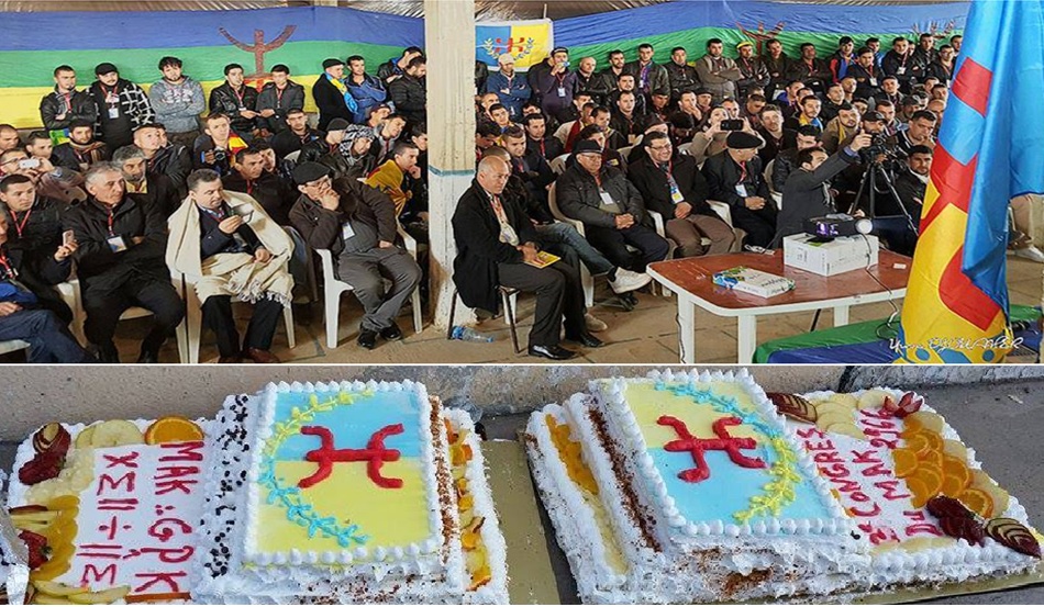 Et finalement les deux gâteaux préparés par les militants e la Coordination d''Aqvu sont bel et bien arrivés pour régaler les congresistes