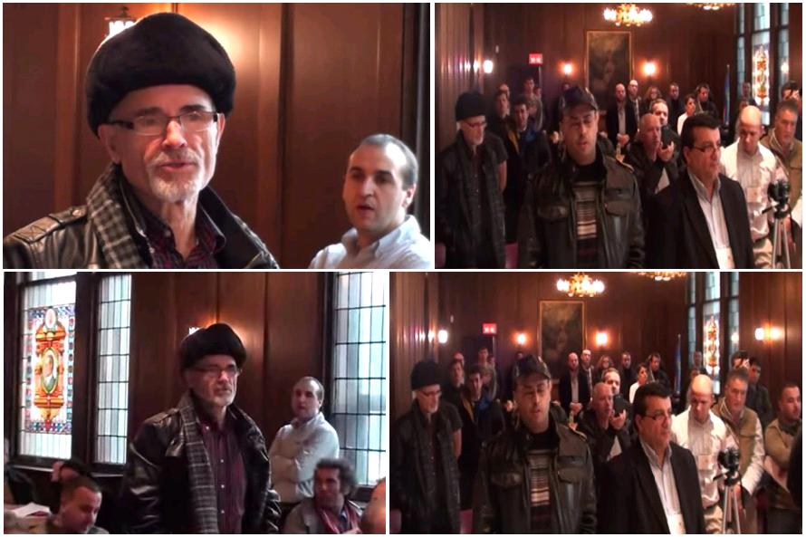 Dernière intervention publique de Dda Ramdane au pré-congrès du MAK à Montréal (PH/MAK)