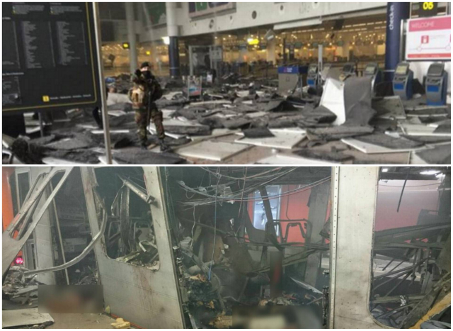 Explosions à l’aéroport de Zaventem et à la station de métro de Maelbeek, Bruxelles (PH/DR)