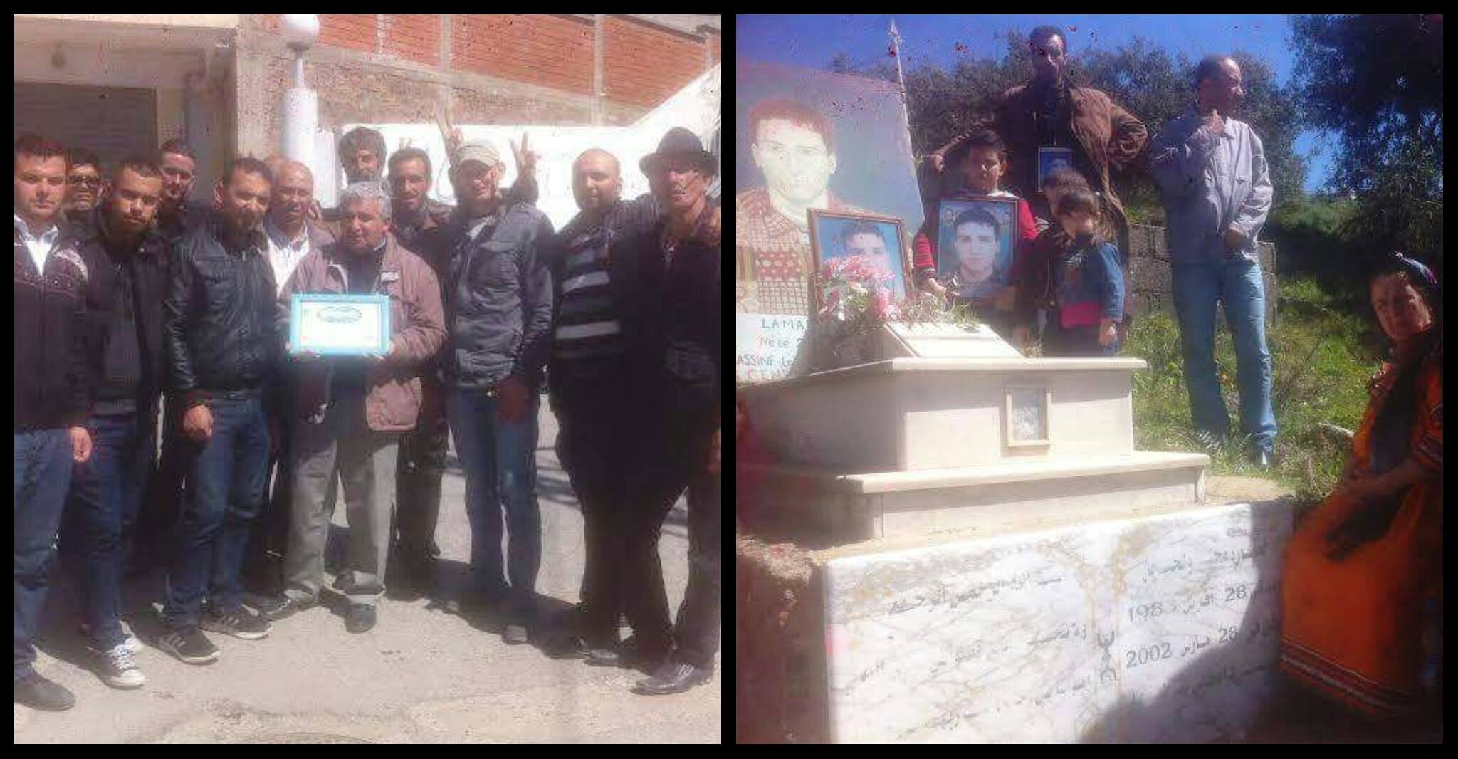 Tavuhsent - At Vu Yusef : Recueillement  à la mémoire de Lamara Mohand Oulhoucince, un martyr  du Printemps Noir